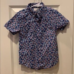 NWOT Super cute Crewcuts button down shirt size4/5